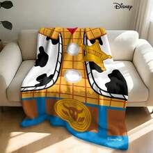 Disney Toy Story Woody Sheriff Outfit Fun Print Fleece Throw Blanket ...