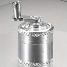 3 Sizes Available, Metal Silver Hand Crank Grinder, Metal Grinder With Handle, Smoking Accessories Grinder - View 10