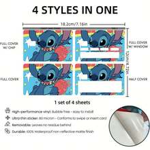 Stitch Credit Card Sticker Bank Card Decorative Sticker Cute Cartoon Girl Design Red Polka Dot Bow Playful Expression Card Slot Line Design Size Fits Card Surface DIY Personalized Decoration Scratch Resistant Wear Resistant Credit Card Bank Card Bus Card Access Card Student Card ID Card Cute Decoration Highly Attractive Girl Style Sticker Set Waterproof Durable Gift Personalized Card Surface Practical And Beautiful - Multicolor - View 7
