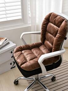 Thickened Backrest Bench Cushion, One-Piece Office Recliner Rocking Chair Seat Pad, Autumn/Winter Home Warm Thickened Bench Pad, Holiday, Cyber Monday, Christmas Gift, Halloween, Christmas - Multicolor - View 12