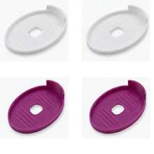 4pcs/Set Electric Toothbrush Charging Base Protection Pads (3D Printed), Designed For Drainage, Keeping Charging Base Clean, Preventing Dust And Residue Accumulation, Offering Multiple Colors, Electric Toothbrush Accessory, Bathroom Essential - Multicolor - View 8
