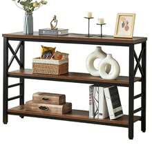 Sofa & Console Tables - Brown - View 1
