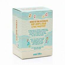Retro Hip Hop & R&B Lyric Trivia Card Game, Classic Song Lyrics Challenge Party Game, Multiplayer Music Quiz Game For Family Gathering & Game Night - Multicolor - View 3
