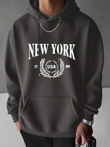 Men Hoodies - Dark Grey - View 2