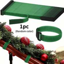 10/20pcs Reusable Plastic Christmas Wreath Ties - Twistable Fixing Decor, Suitable For Railings, Stairs, Handrails - Flexible Twistable Hooks, Used For Christmas Holiday Decoration, Also Suitable For Christmas And Halloween - A - View 11