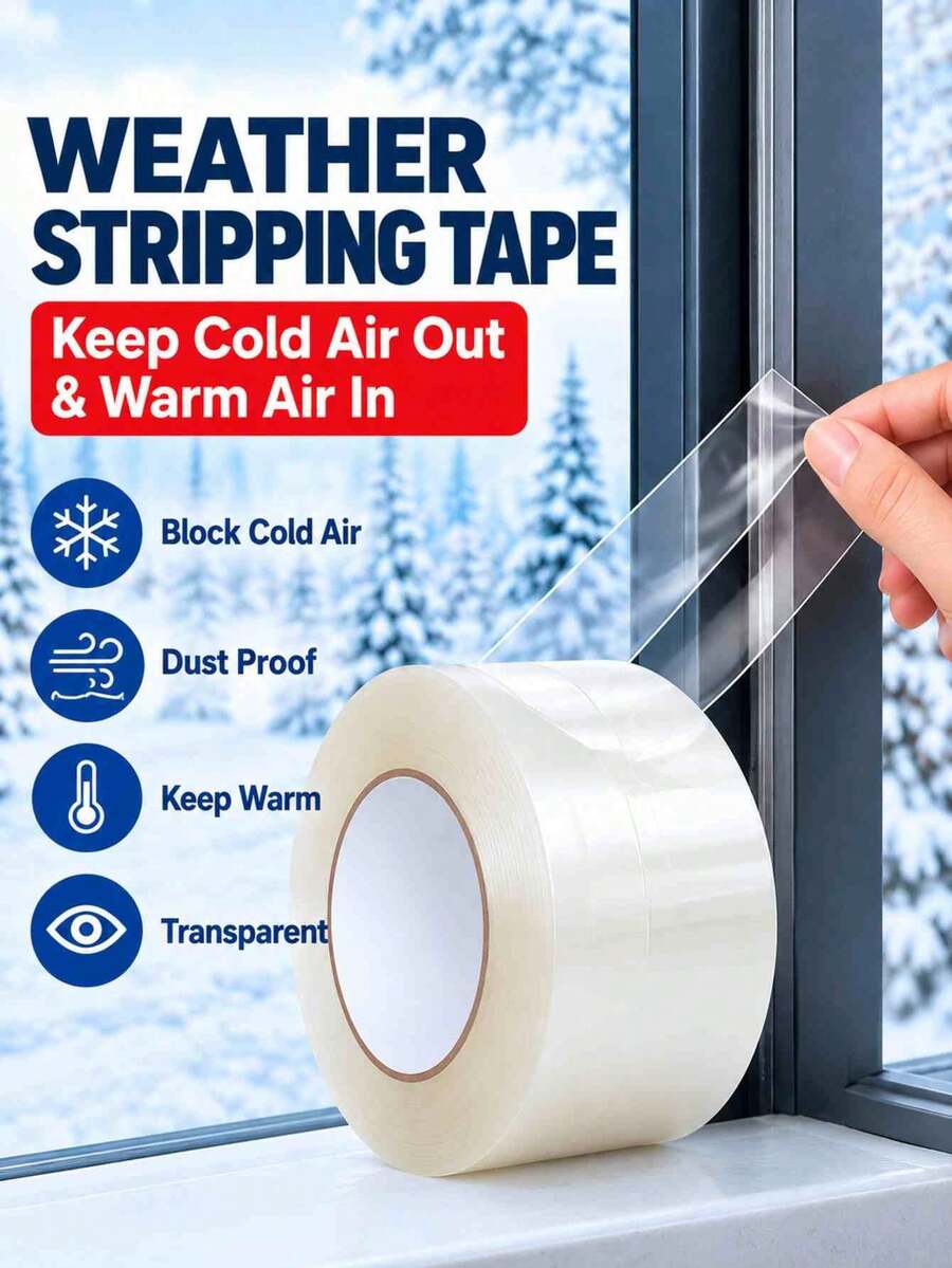 Windproof Sealing Tape For Windows & Doors, Waterproof Draft Proof Gap ...
