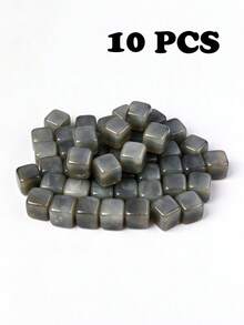 1/5/10 Pcs Natural Polished Tumbled Stone Cubes Bulk Crystal Gemstone Squares For Home Decor Vase Filler DIY Crafts - Multicolor - View 23