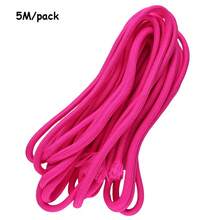 beadia 5mm Thick Polyester Braided Rope, 5m Solid Color Cord, Suitable For Weaving Crafts And DIY Projects - Available In Black, Blue, Red, Pink, Green, White, Yellow, Light Blue, Orange And More Colors - Great For Making Phone Lanyards, DIY Projects, Outdoor Camping, Pet Leashes And More - Durable And Versatile - Solid Color - View 12