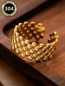 1pc Fashionable Ring For Women, Wedding Engagement Party Jewelry, Valentine's Day Gift - 1# - View 8