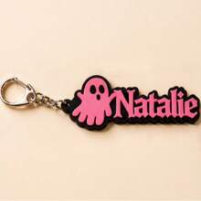 Custom Shaped Name Keychain, Custom Pumpkin & Ghost Pattern, Personalized Keychain, Suitable For Backpack, Party Gift, Halloween Gift - Multicolor - View 20
