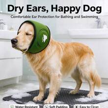 1pc Dog Noise Reduction Ear Muffs, Pet Noise Proof Ear Cover Calming Headgear, Anxiety Relief Snood For Dogs, Ear Protection For Thunder Fireworks Grooming Bathing - Green - View 6