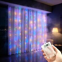 8-Function Autumn Home Decor Outdoor String Lights LED Curtain Lights ...