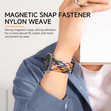 Nylon Magnetic Strap Compatible With Samsung Galaxy Fit 3, Woven Strap Compatible With Samsung Galaxy Ultra 2, Replacement Bracelet Accessory - Galaxy Fit 3 - View 10