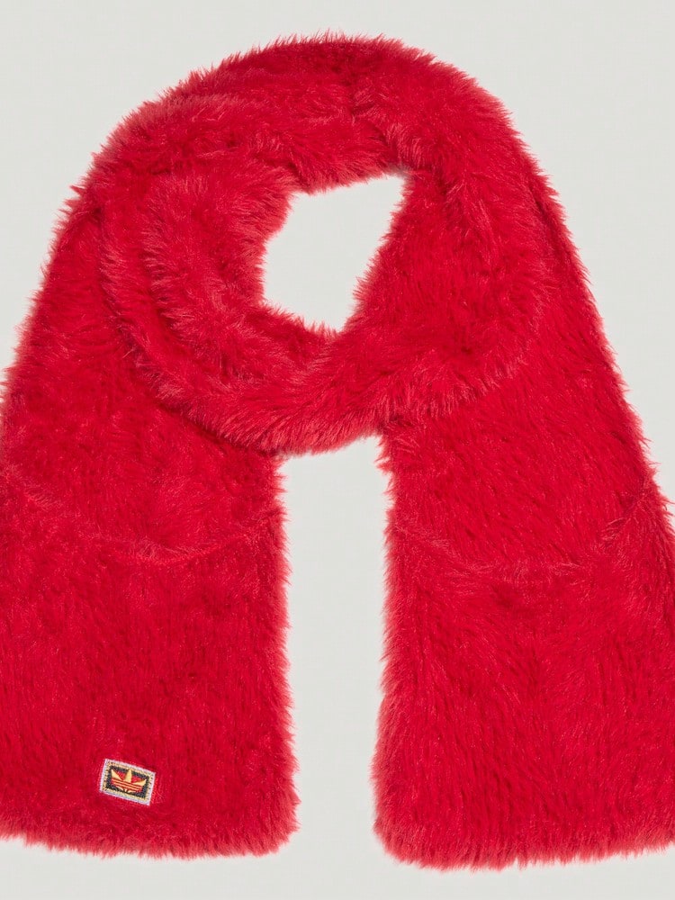 Adidas Originals Adidas Original Trefoil 2025 Unisex NEWY SCARF KH0284 - Red - View 1
