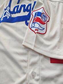 Men's Santurce Crabs #21 Clemente Embroidery Baseball Jersey, Puerto Rico Retro Beige Fan Commemorative Baseball Clothing - Beige - View 5