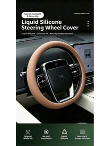 Sarung Setir Mobil Silikon, Penggunaan Universal Sepanjang Musim, Anti Selip Tahan Aus, Sarung Pelindung Setir Mobil Ultra Tipis, Sarung Pegangan Tangan Interior Mobil - Penutup roda kemudi - View 7