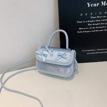Dompet Koin dan Tas Ponsel Anak Perempuan Terbaru yang Modis, Serbaguna dan Ringan, Tas Selempang Satu Bahu, Tas Tangan dengan Pita yang Lucu - MultiWarna - View 15