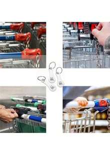 1 buah Gantungan Kunci Keranjang Belanja, Gantungan Kunci Stainless Steel dengan Logo Keranjang Belanja, Gaya Minimalis Klasik dan Modis, Cocok untuk Pemakaian Sehari-hari Pria dan Wanita - A - View 6