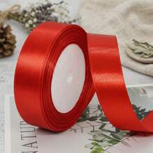 Uiewefy 1 Inch Multicolored Satin Ribbon, 25 Yards, For Bows, Gift Wrapping & Wedding - Multicolored - View 13