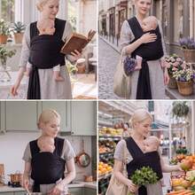 1 cái đai địu em bé đa năng, địu quấn điều chỉnh hướng mặt trước cho trẻ sơ sinh và trẻ tập đi, di động nhẹ, phù hợp cho mọi mùa - Freestyle - Xem 3