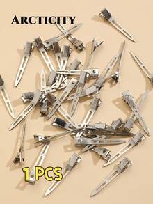 Arcticity 100pcs 5.5cm Fluffy Hair Root Clips, Designed For Hair Salons, High Quality. DIY Hair Styling Tool, Easily Create Voluminous Hair Roots, Add Hair Texture, Perfect Choice For Hair Styling - Silver - View 11