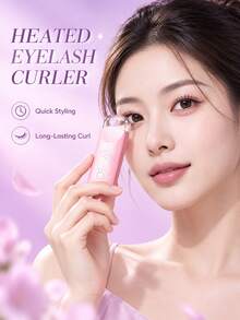 Máy uốn mi điện mới với điều khiển nhiệt độ kép, máy uốn mi nhiệt tạo kiểu bền lâu, máy uốn mi sạc lại nhỏ gọn di động, dụng cụ làm đẹp - Nhiều màu - Xem 11