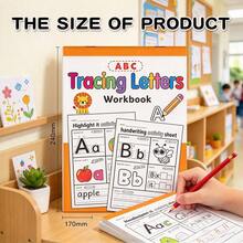 1pc Digital Tracing Practice Workbook For Pen Control, Early Education Hand-Drawn Tracing And Coloring Book - Multicolor - View 2