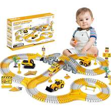 Kids Block Construction Vehicles - Yellow - View 2