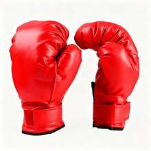 1 Pair Professional Boxing Gloves For Adults And Kids, Suitable For Boxing, Sanda, Taekwondo And Other Combat Sports Training, Also For Punching Bag Training, Ideal For Children Or Adult Beginners. Features Full Protection Design To Effectively Protect Hands And Reduce Impact Force On Opponents Or Training Equipment - Multicolor - View 9
