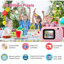 Dam Ciervo Digital Camera 40mpx And 2.5K Video For Kids. Instant Print Of Your Favorite Photos. Double Camera, For Selfies. - View 3