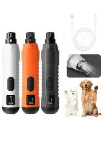 Grinder Upgraded - Professional 2-Speed Electric Rechargeable Pet Nail Trimmer Painless Paws Grooming & Smoothing For Small Medium Large Dogs & Cats Battery Capacity 1200mAh - View 8