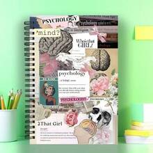 1pc Psychology Theme Spiral Notebook, Durable Spiral Binding - Suitable For Office, School Or Display, Gift For Friends And Family, Teacher Appreciation Gift, Daily Storage Notebook, 1pc Psychology Theme 2D Cover Spiral Coil Notebook, Integrating Brain, Heart, Neuron And Other Scientific Patterns, Paired With Psychology Symbols. Suitable For Work Records, Study Notes, Diary Writing, Daily Planning. Graduation Gift, Birthday Gift, Memo And Gift Choice. - One Book (50 Pages, 100 Pages) - View 10