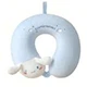 Miniso Almohada de cuello en forma de U de espuma de memoria Sanrio Kuromi, cojín de soporte de cuello de dibujos animados morado lindo, almohada de viaje portátil para avión, coche, oficina, escuela, siesta, excelente regalo de cumpleaños & festivo para niñas (1 pieza) - Azul - - Ver 6