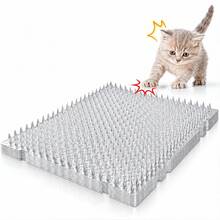 1 Set (3/6/12/20 Pieces) Of Transparent Cat-Proof Thorn Mats, Home Protection Cover Stickers, Protection And Expulsion Restricted Area Thorn Nets, Can Be Spliced ​​And Cut, And Can Be Used With Cable Ties And Traceless Stickers - Multicolor - View 1