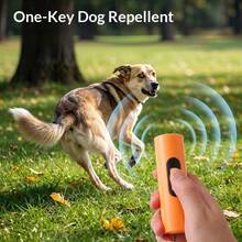 Ultrasonic Dog Repeller, Rechargeable Handheld Pet Deterrent Device, Multi-Function Portable Outdoor Tool For Cycling And Walking Protection, Efficient Stray Pet Repeller For Home, Yard, Balcony And Daily Outings, Suitable For Small, Medium And Large Dogs - Multicolor - View 11