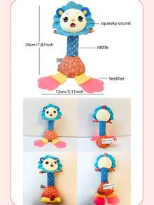 Mainan Kerincingan Bayi, Kerincingan Tangan Lembut dengan Kertas Berkerut, Mainan Interaktif Orang Tua-Anak Berwarna-warni, Mainan Luar Ruangan, Perlengkapan Perjalanan, Hadiah untuk Bayi di Hari Natal dan Halloween - MultiWarna - View 18