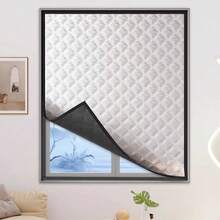 1pc Professional Roll-Up Shade Curtain (Random Color And Size), Thickened Diamond Pattern Home Window Insulation Curtain, Sun Protection, Heat Insulation, Windproof, Effectively Blocks Direct Sunlight And Cold/Hot Air Penetration, Suitable For Bedroom, Study, Living Room Light Blocking And Sun Protection, Winter Warmth And Cold Protection, Summer Heat Insulation And Cooling, Home Window Light Blocking And Warmth Soft Decoration, Practical Home Light Blocking And Windproof Accessory - Multicolor - View 4