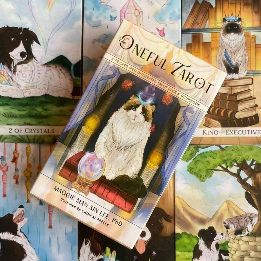 Permainan Kartu Tarot MBTI Oneful Gaya Rider-Waite untuk Pemula, 78 Kartu - A - View 1