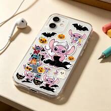 50pcs Highly Attractive Stitch & Angel Decorative Sticker Collection, Multiple Pattern Options, Luggage, Water Bottle, Computer, Planner Decoration, Birthday Gift, Home & Office Decor, Fun Creative Stickers, Designs, Water Bottle, Luggage, Planner, Computer Decals, Birthday Party Favor, Home & Office Accessories - Multicolor - View 5
