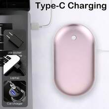 1PC Double-Sided Heating USB Fast Charging Hand Warmer, Portable Pocket Hand Warmer For Outdoor Sports, Home, Office, Winter Heating Essential - Winter Gift 1200/2400mAh - Multicolor - View 12