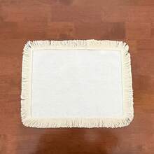 1/2/4pcs Japanese Style Tassel Lace Fabric Napkins, Suitable For Valentine's Day, Wedding, Daily Use And Wedding - Multicolor - View 5