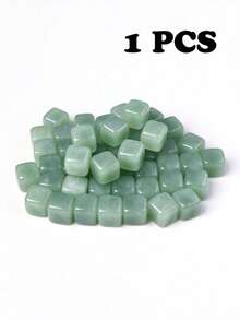 1/5/10 Pcs Natural Polished Tumbled Stone Cubes Bulk Crystal Gemstone Squares For Home Decor Vase Filler DIY Crafts - Multicolor - View 31