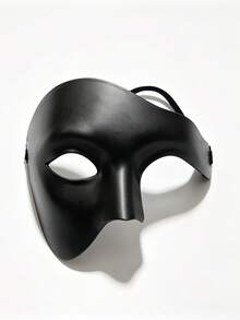 1 Pc Classic Single-Sided Mask - Halloween Carnival Party Performance Props - Halloween/Christmas Gift Accessory, A Gift For Friends - Multicolor - View 7
