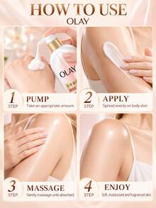 OLAY Long-Lasting Moisturizing Body Lotion (Coconut Milk Scent) 360g, Dual Moisturizing, Deep Hydration, Fast Absorption, Refreshing And Non-Greasy, Suitable For Dry/Sensitive Skin - OLAY Long-lasting Moisturizing Essence Body Lotion Coconut Milk Fragrance 360G - View 9