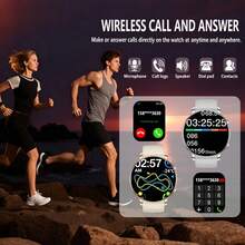 New Unisex Sports Smart Watch, Wireless Calling And Message Notification, Pedometer, Calorie, Distance Tracking, Multiple Sports Modes, Music Control, Remote Camera, Alarm Reminder, Silicone Strap, USB Charging Multifunctional Smart Watch, Holiday Gift - View 6