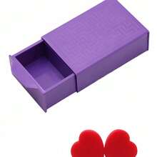 Magic Trick Box, Matte Plastic Rectangle Flip Top Design In Solid ...