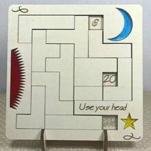 1 Buah Puzzle Kalender Abadi Kayu, Permainan Jigsaw Tantangan Logika Harian, Dekorasi Puzzle Meja, Hadiah Permainan Intelektual Penghilang Stres untuk Dewasa & Pecinta Puzzle - MultiWarna - View 7