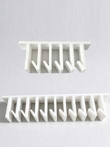 1/2pcs Lid Loft Lid Storage Rack, Slot-Style Lid Organizer, 5/10-Slot Cabinet Hanging Storage Rack, Allows Food Container Lids To Be Stored Vertically, Separated And Easily Accessible, Without Taking Up Cabinet Space - Conventional - View 17