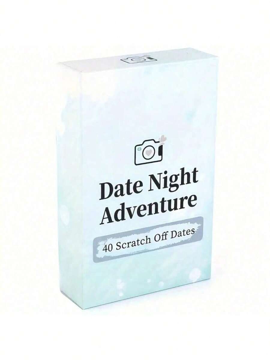 Date Night Adventure 40 Scratch-Off Date Ideas For Couples, Romantic Gift, Exciting And Fun Adventure Card Game. ,Couple,Couple Games,Games,Couples,Board Games,Couple,Games,Gift,Fun Games,Presents For Men,Present - Multicolor - View 1