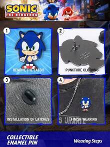 Sonic Men's Brooch - Multicolor - View 2